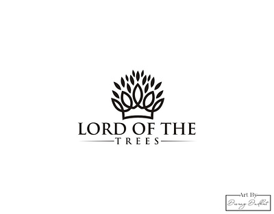 Lord of the Trees logo design animation branding brochure design design graphic design illustration lettering logo typography vector