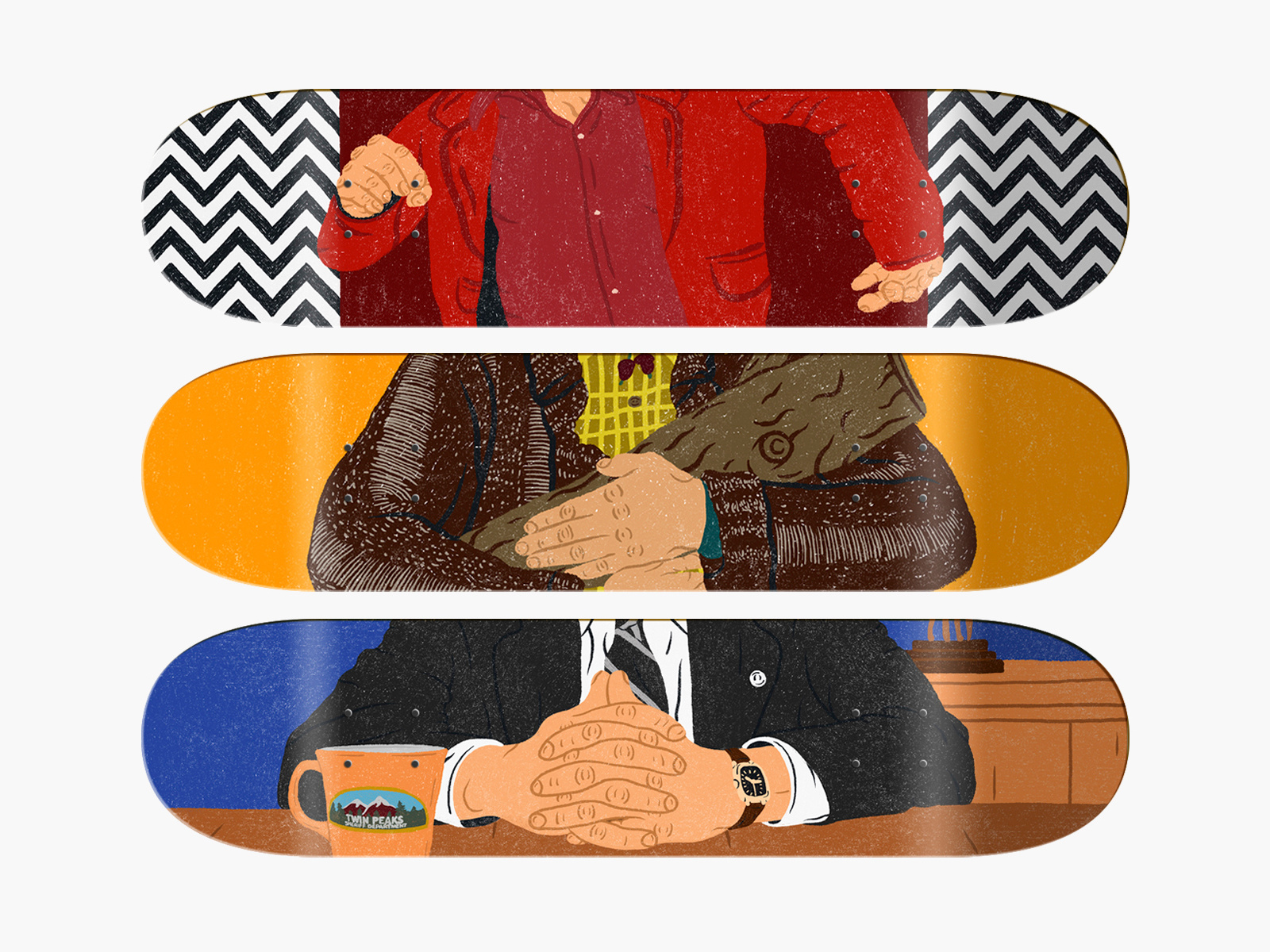 Example of TWIN PEAKS SKATEBOARD DECKS