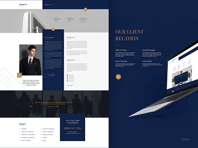 Law Firm - UI Design arabic awwwards creative doha freebie insidepage law premium qatar ui uidesign uiuxdesign webdesign website www