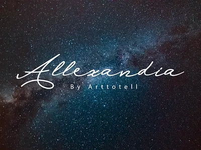 Allexandia art branding font fonts lettering lettering art scripts wedding