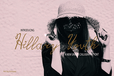 Hillary Youth beautiful branding font font design free lettering personal script wedding