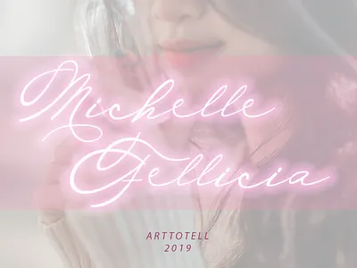 Michelle Fellicia branding font handlettering script wedding