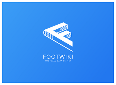 FootWikki color design flat foot logo vector