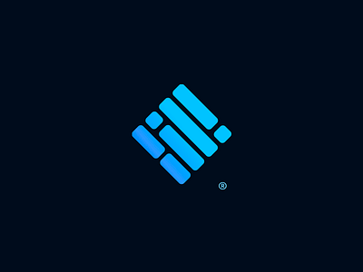 DevTech Logo blue brand branding code color logo logotype marca square tech technology