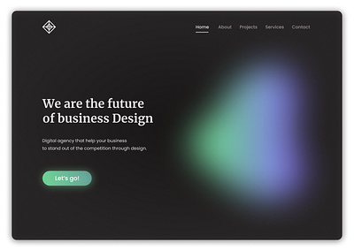 Landing page - Design Agency design landing page ui uidesign ux ux ui design uxdesign web website