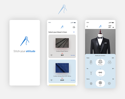 Stitch your atitude 2019 basics dribbble exploring minimal uidesign uielements uiux webdesign