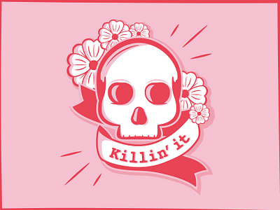 Killin' It adobe adobe illustrator art design graphicdesign icon illustration logo vector