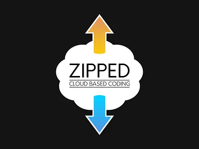 Zipped - DAY 14 (Daily Logo Challenge) branding cloud cloud computing daily dailylogochallenge dailylogodesign logo logo design logodesign vector