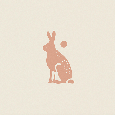 Rabbit Illustration branding design font illustration jamescoffman land landboys lockup logo minimal