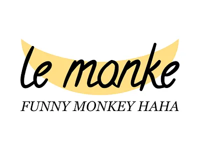 Le Monke - DAY 15 (Daily Logo Challenge) branding daily dailylogochallenge dailylogodesign hand lettering handlettering logo logo design logodesign vector