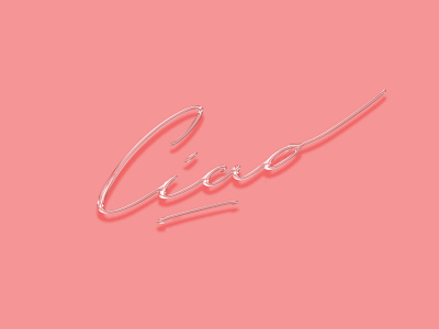 Ciao lettering customtype fontdesign illustration lettering logo photoshop procreate type