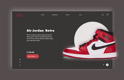 Sneakers Shop design ideas shop online sneakers ui ux web website