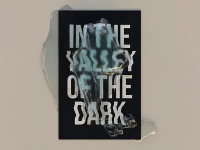 In the Valley of the Dark 3d 3d illustration 3drender blue c4d color lightblue mockup octane octanerender poster posterdesign postermock redesign