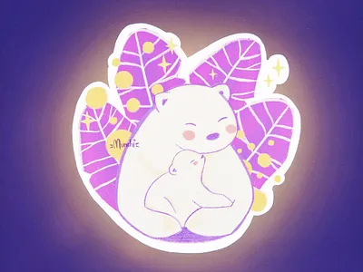 White bears art bears childrens cute doodle draw greenpeace illustration kawaii whitebears