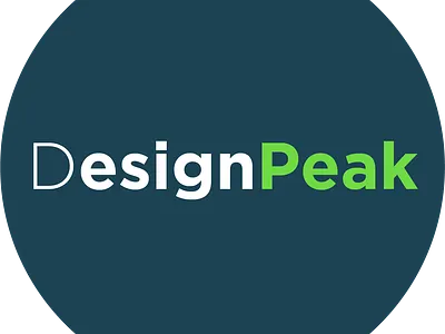 designpeak logo character clean cool design design icon identity illustration logo vector