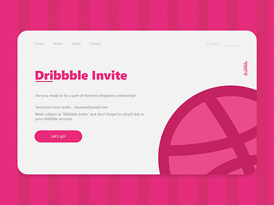 Dribbble Invite bezews dribbble dribbble invites invitation shot invite invite giveaway invites shot ticket ui web welcome welcome shot