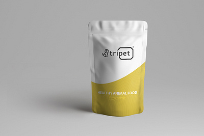 Tripet ® animal food animal logo branding logotype