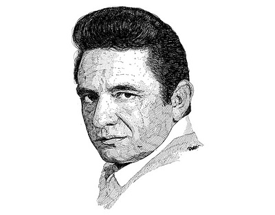 Johnny Cash art art portrait artwork commission commission open design digital art figure johnny cash music musician portrait art portrait commission portrait design