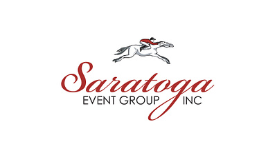 Saratoga Event Group brand design brand identity branding branding and identity design horse logo icon illustration logo logo design logos marketing typography vector