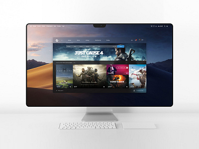 Steam Redesign concept app app design application clean ui concept design gaming steam ui ui ux ui design uidesign uiux