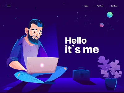 Header illustration concept business corporate creative creative design digitalart fashion illustration illustration web site landing page landing page concept landscape landscape illustration minimal personal portfolio product ui ux web site website