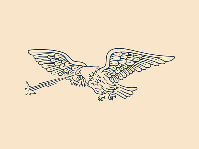 Latvian Eagle brand branding eagle illustration laser vector wings