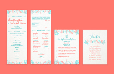 Robinson Wedding Print Design adobe indesign design indesign layout design print print design typography wedding