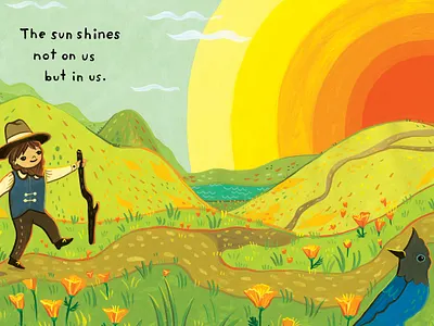 Little Muir’s Song, a children’s book childrens book childrens books gouache hiking illustration john muir picture book sierra nevada yosemite