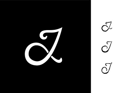 Personal J Logo branding design lettering lettering logo logo logo design logotype personal brand personal branding personal logo typography