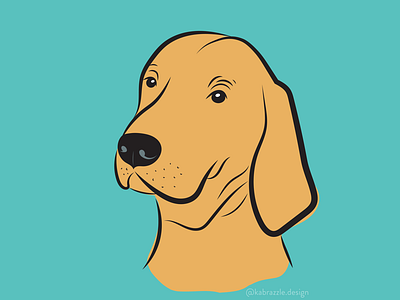 Dog Day Portrait animals dog dog portrait portrait vector vector art vector drawing