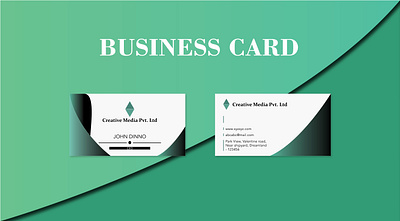 creativemedia business card adobe business card design graphic graphics indesign visiting