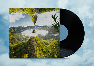 As Above, So Below adventure album cover digital art exploration nature packaging photo manipulation photoshop surrealism vinyl cover