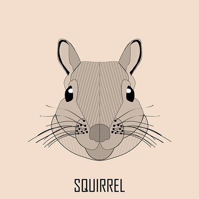 Art Lines Squırrel animal art artist brand design brand identity branding design drawing graphicdesign illustration sketch squırrel squırrel vector art wwf