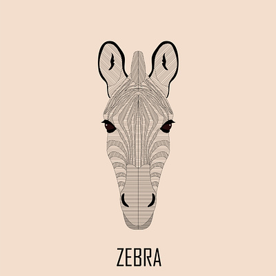 Art Lines Zebra adobe ıllustrator animal art artist brand design brand identity branding drawing graphicdesign graphics illustration lineart sketch vectorart vektör wwf