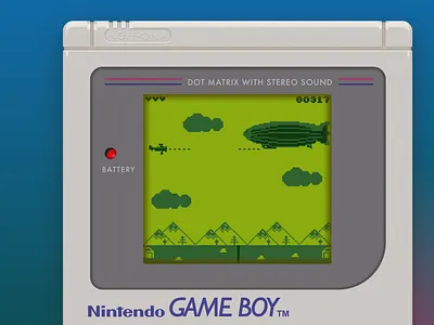 Bullet Reign - Gameboy Edition aseprite dogfight gameboy nintendo pixel pixel art plane sketch