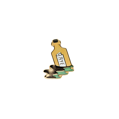 Message in a Bottle enamel pin message in a bottle pin