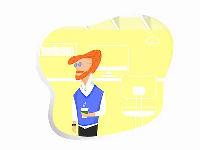 Corporate man art character corporate corporate design creative graphic design illustration illustrator office vector visual art