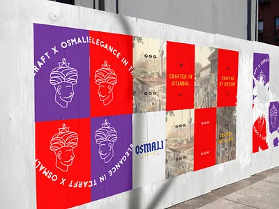 Osmali Advertising Banners advertising campaign branding design poster design typography