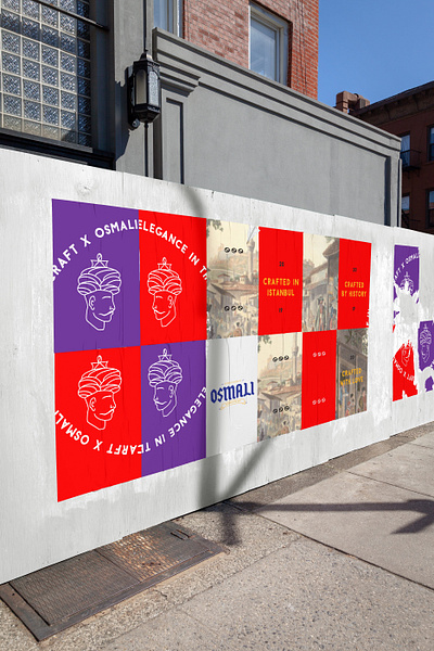 Osmali Advertising Banners advertising campaign branding design poster design typography