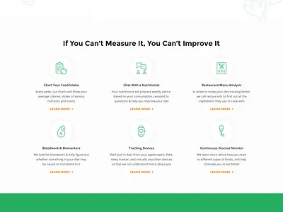 Nutrition UI eat eating food health interfance landing page minimal mockup nutrition nutritionist onepage salad template ui ux web webdesign website