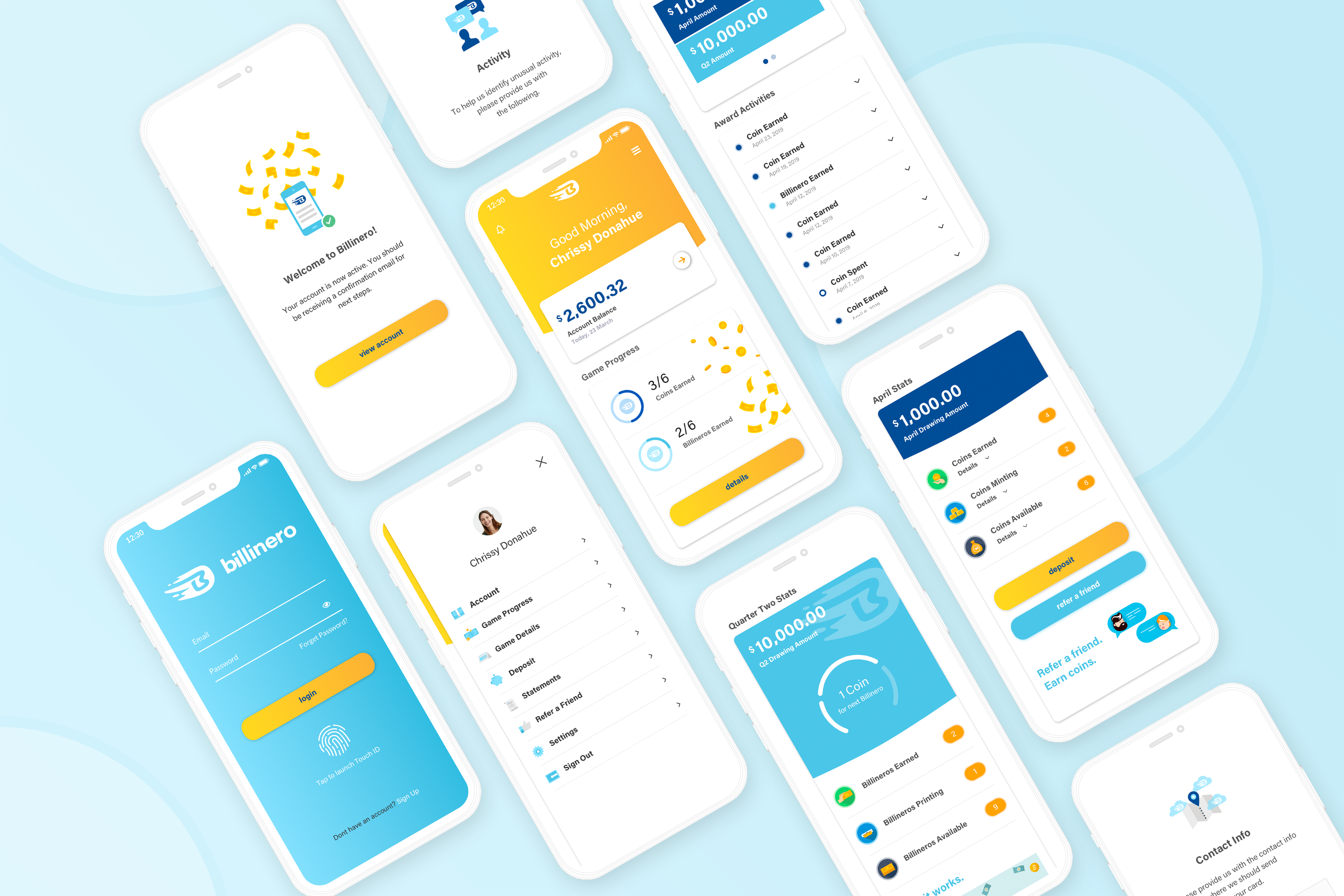Example of Mobile Banking Savings Game App