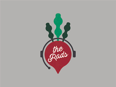 THE RADS branding illustration logo texture vector