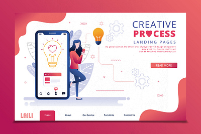 Laili - Personal Project art branding design digital icon illustration illustrator typography ui web
