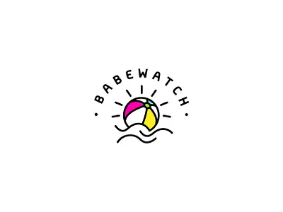 Babewatch Logo branding design logodesign