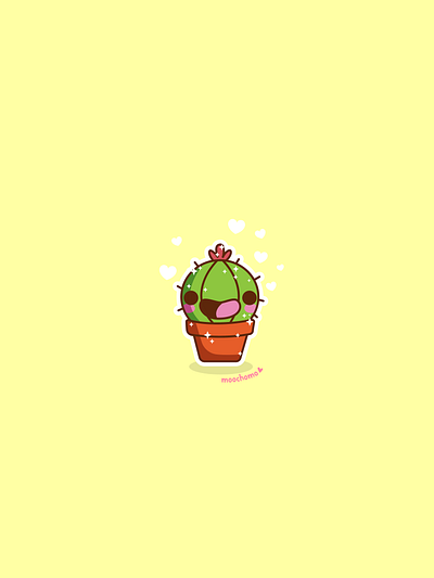 Little Cactus cute cute art design illustration kawaii kawaii art vector