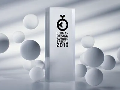 German design awards 2019 2019 3d air animation artist award awards bubble c4d design german glass motion product simulation sphere