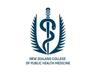 New Zealand College of Public Health Medicine Logo branding design logo
