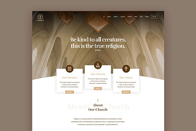 Church WordPress Theme clean creative design minimal modern theme ui ux web wordpress