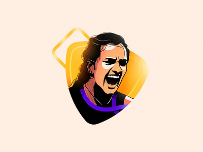 GOLDEN GIRL - P V SINDHU abstract badminton champion championship character combination concept creative dribbble illustration minimal vector