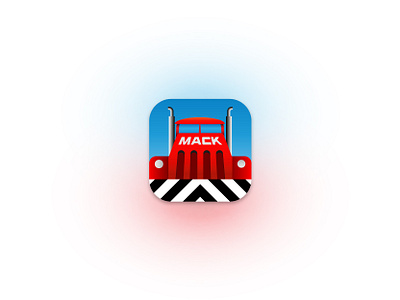 Mack Truck icon app design icon illustrator mack truck ui vector